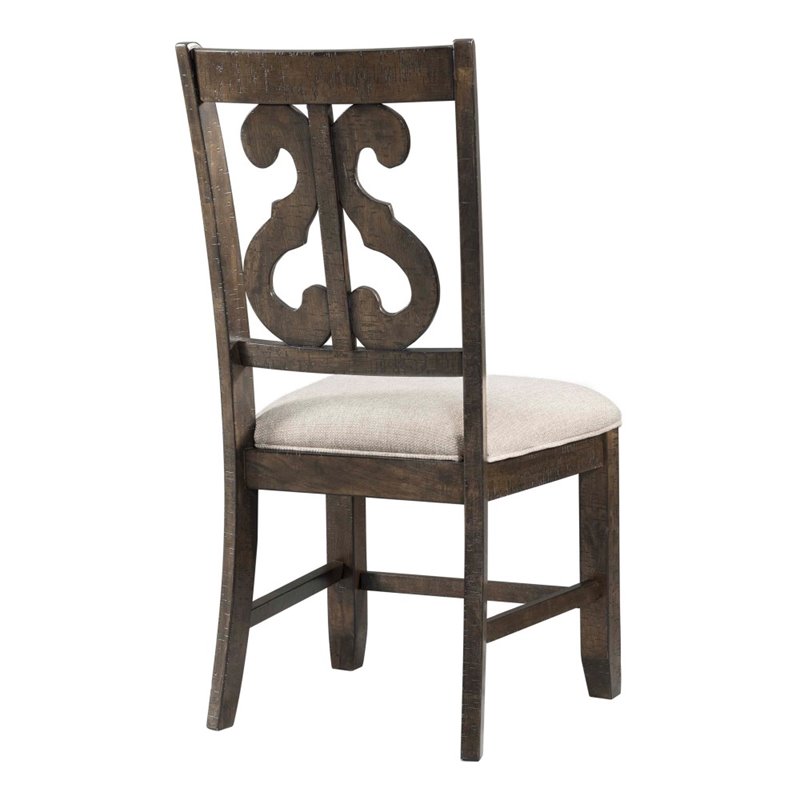 Bowery Hill 5 Piece Round Dining Set in Smokey Walnut