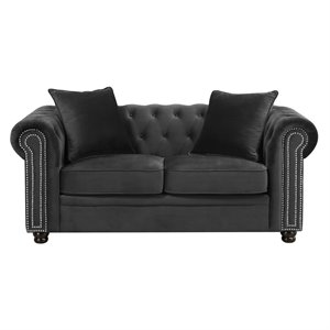 bowery hill loveseat in gray
