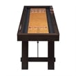 Bowery Hill Shuffleboard Table in Brown