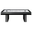 Bowery Hill Air Hockey Table in Black Laminate Veneer