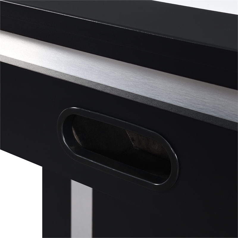 Bowery Hill Air Hockey Table in Black Laminate Veneer