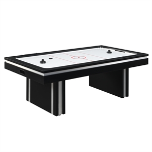 bowery hill air hockey table in black