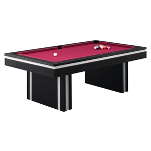 bowery hill billiard table in black