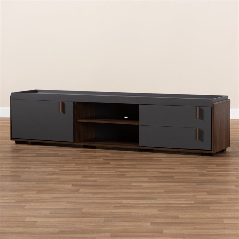 Bowery Hill Modern Wood TV Stand for TVs up to 78