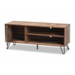 Bowery Hill Rustic 1-Door Wood TV Stand for TVs up to 47