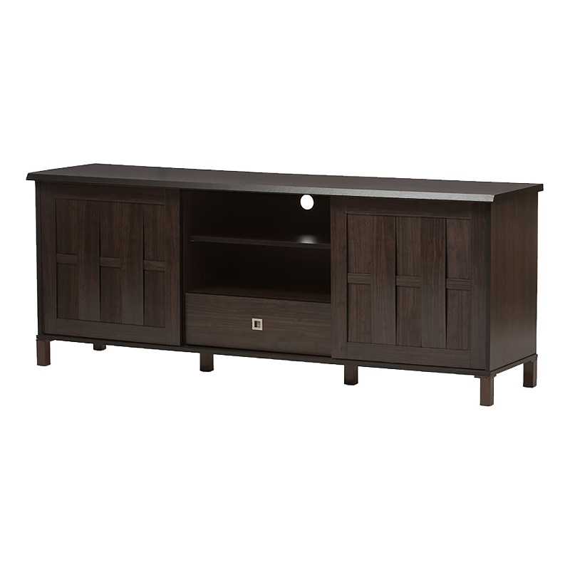 Bowery Hill Traditional Engineered Wood TV Stand for TVs up to 70