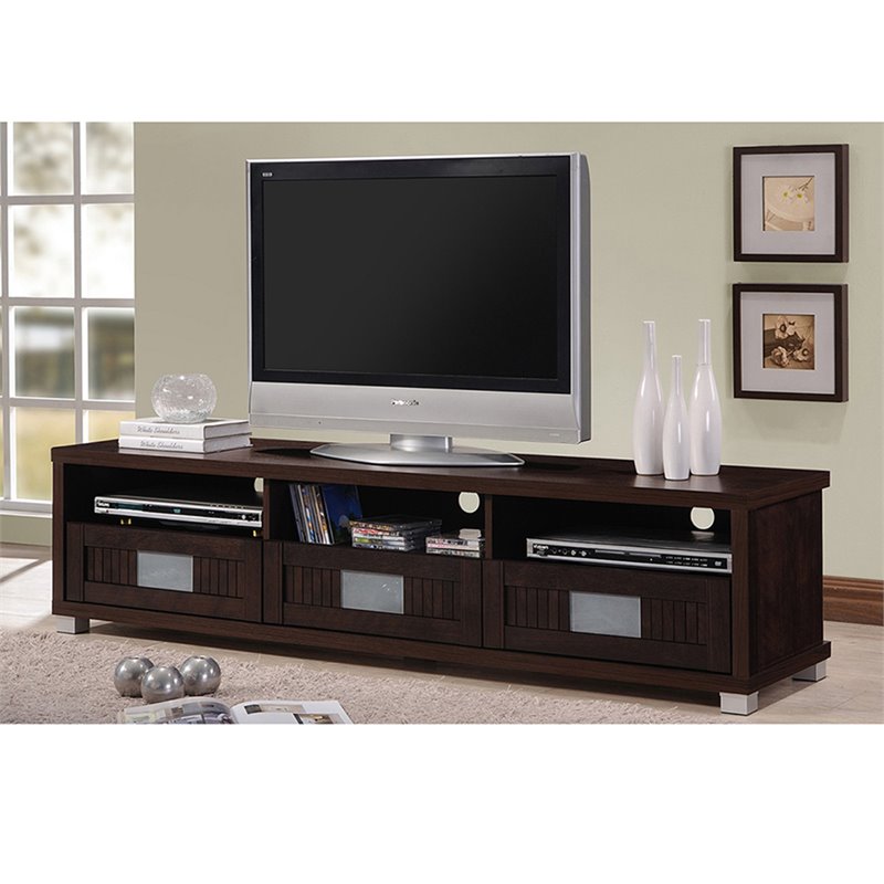 Bowery Hill Modern Wood TV Stand for TVs up to 62