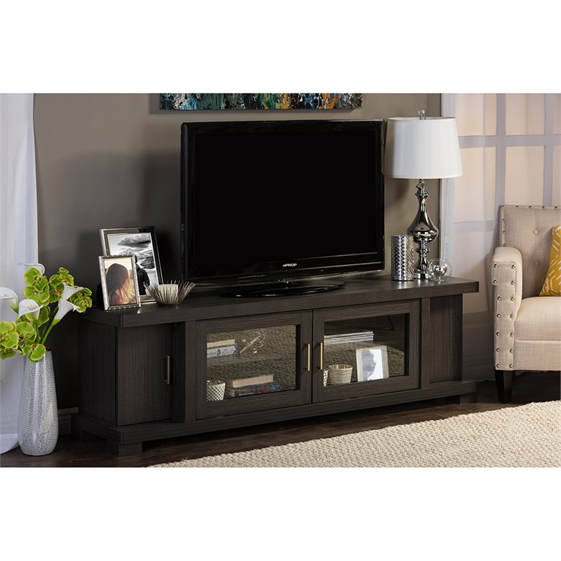 Bowery Hill Modern Wood TV Stand for TVs up to 70