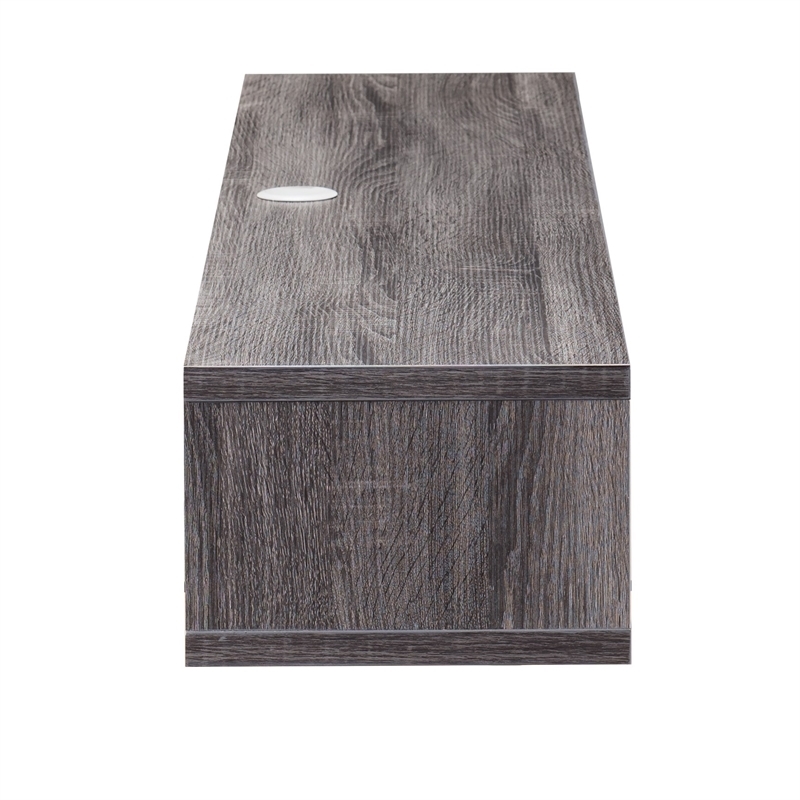 Bowery Hill Contemporary Wood Wall Mounted TV Stand for TVs up to 60