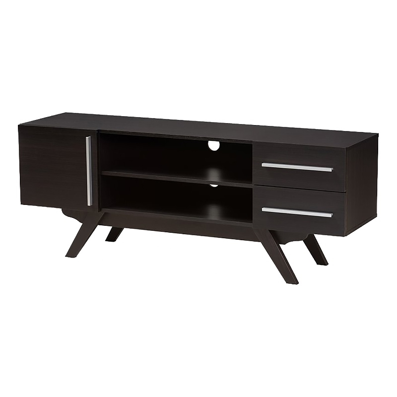 Bowery Hill Mid-Century Wood TV Stand for TVs up to 60