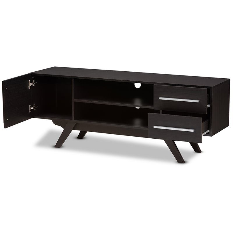 Bowery Hill Mid-Century Wood TV Stand for TVs up to 60