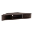 Bowery Hill Modern Wood Corner Floating TV Stand for TVs up to 42
