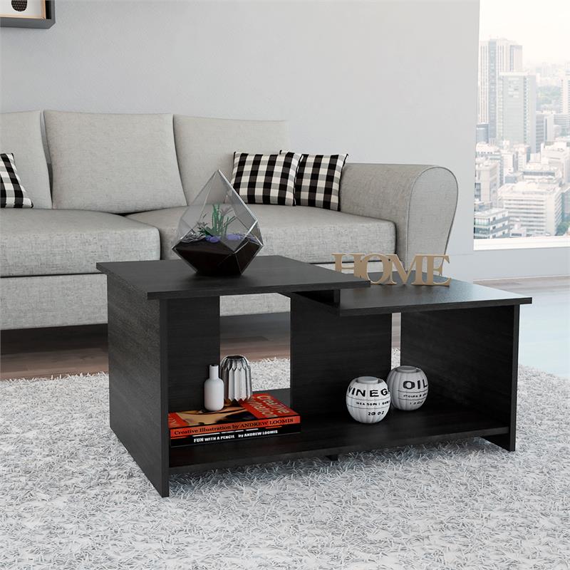 Bowery Hill Rectangular Coffee Table in Espresso