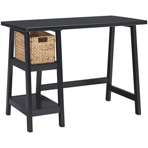 bowery hill writing desk in black