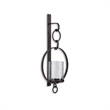 Bowery Hill Candle Wall Sconce in Brown