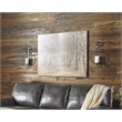 Bowery Hill Candle Wall Sconce in Brown