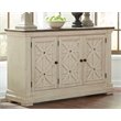 Bowery Hill Server in Antique White and Weathered Oak