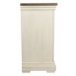 Bowery Hill Server in Antique White and Weathered Oak