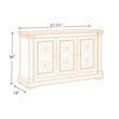 Bowery Hill Server in Antique White and Weathered Oak