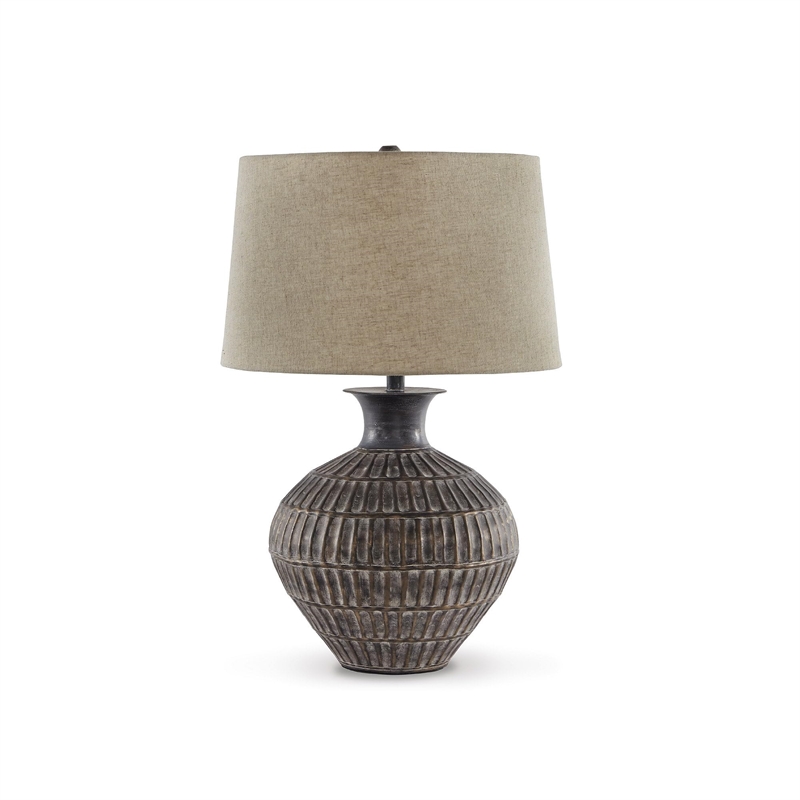 Bowery Hill Metal Table Lamp in Antique Bronze