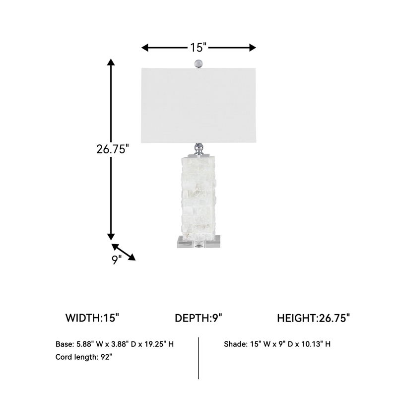 Bowery Hill Table Lamp in White
