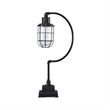 Bowery Hill Metal Desk Lamp in Antique Black