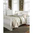 Bowery Hill Queen Sleigh Headboard in White
