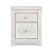 Bowery Hill 2 Drawer Nightstand in Whitewash