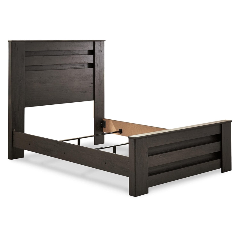 Bowery Hill Full Panel Headboard in Charcoal