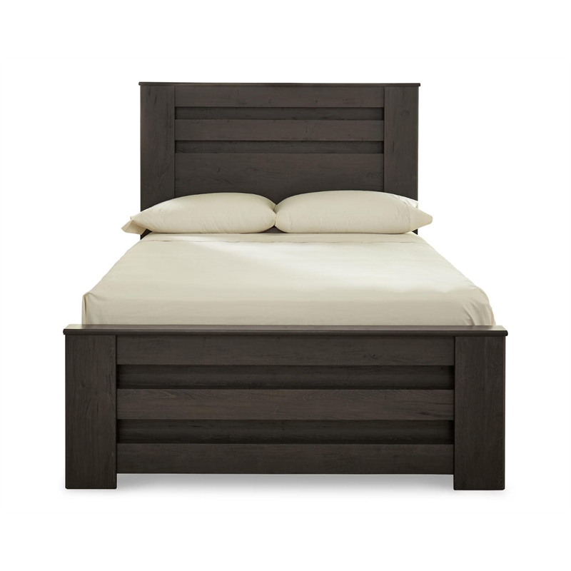 Bowery Hill Full Panel Headboard in Charcoal
