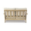 Bowery Hill Patio Loveseat in Beige