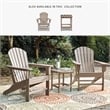 Bowery Hill Patio End Table in Grayish Brown