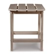 Bowery Hill Patio End Table in Grayish Brown