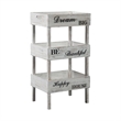 Bowery Hill Storage Rack in Antique White
