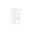 Bowery Hill Storage Rack in Antique White