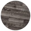 Bowery Hill 2-Piece Engineered Wood Nesting End Table Set in Gray/Black