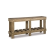 Bowery Hill Console Table in Light Brown