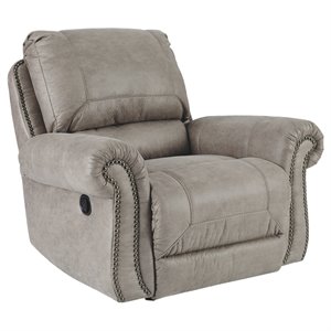 bowery hill rocker recliner in steel