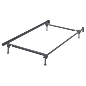 Bowery Hill Twin Metal Bed Frame in Black