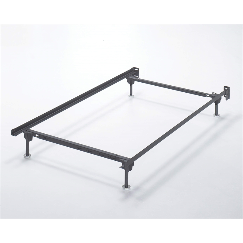 Bowery Hill Twin Metal Bed Frame in Black