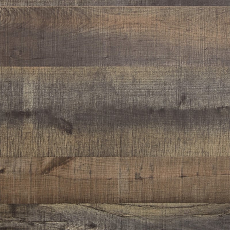 Bowery Hill Wood King California King Panel Headboard in Brown