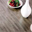 Bowery Hill Mecca Mid-century Wood Round Dining Table in Gray