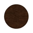 Bowery Hill Mecca Mid-century Wood Round Dining Table in Gray