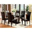 Bowery Hill Contemporary Wood Dining Table in Brown Cherry