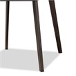 Bowery Hill Dark Oak Finished Square Wood Dining Table in Brown