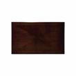 Bowery Hill Transitional Wood Carved Dining Table in Dark Walnut