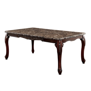 bowery hill wood dining table in brown cherry