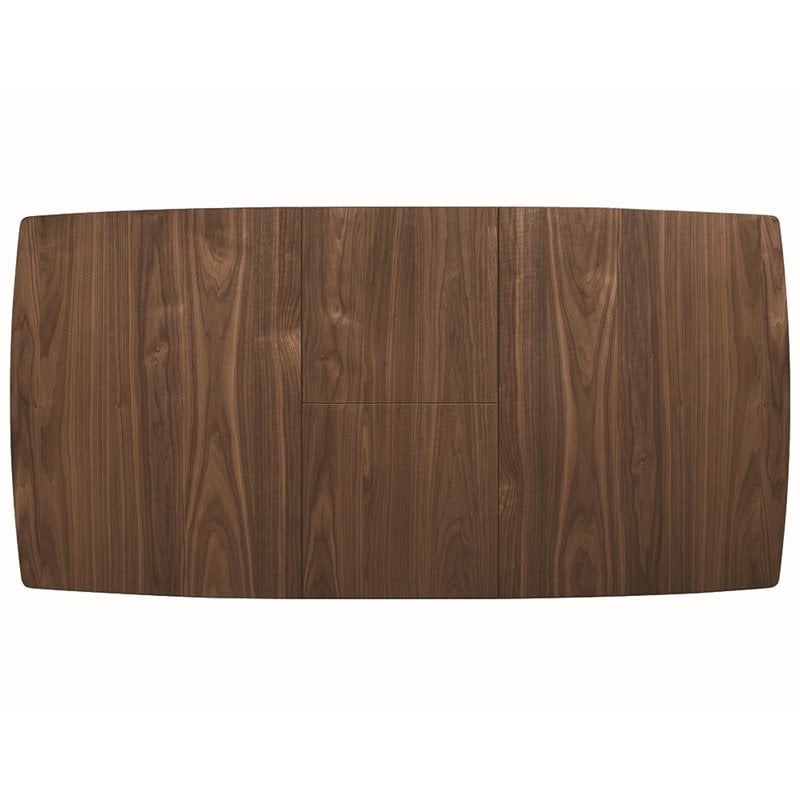 Bowery Hill Extendable Dining Table in Natural Walnut