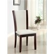 Bowery Hill Contemporary 7 Piece Wood Dining Set in White