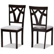Bowery Hill 5 Piece Dining Set in Gray and Dark Brown